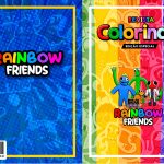 Capa Livrinho para Colorir Rainbow Friends