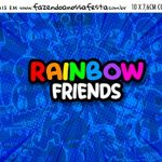 Plaquinha de Comida Rainbow Friends