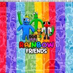 Saia de Bolo Rainbow Friends 5