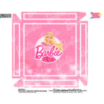 Caixa Bombom Tampa Kit Digital Barbie