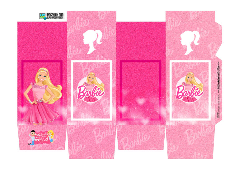 Caixa Milk Kit Digital Barbie - Fazendo a Nossa Festa
