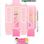 Caixa Porta Tubete com Visor Kit Digital Roblox Rosa