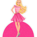 Centro de Mesa 2 Kit Digital Barbie