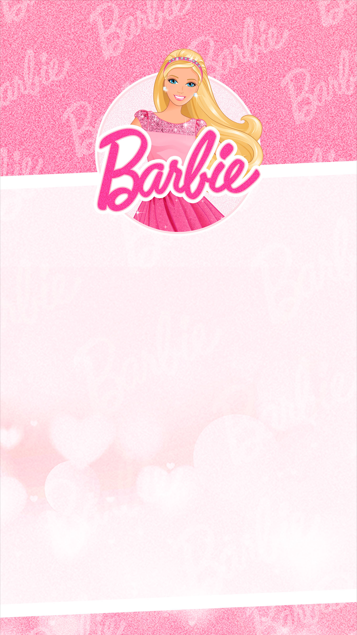 Convite barbie