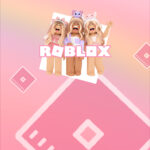 Convite Impresso Kit Digital Roblox Rosa