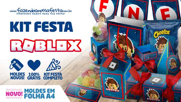 Fundo Caixa Joystick Roblox - Fazendo a Nossa Festa