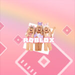 Molde Quadrado Kit Digital Roblox Rosa