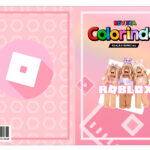 Revista Colorindo Kit Digital Roblox Rosa