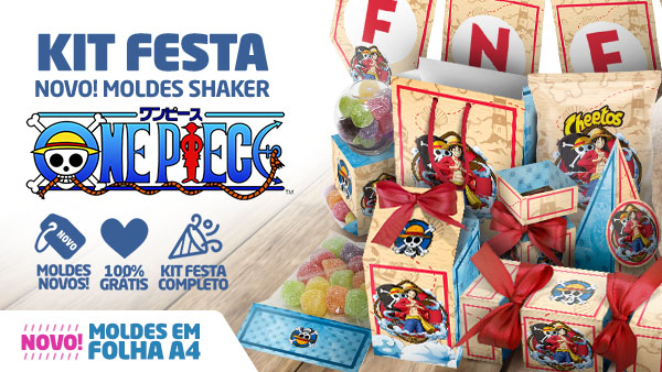 Kit Decoração de Festa One Piece Completo Painel Grande