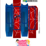 Caixa Porta Tubete com Visor Homem Aranha