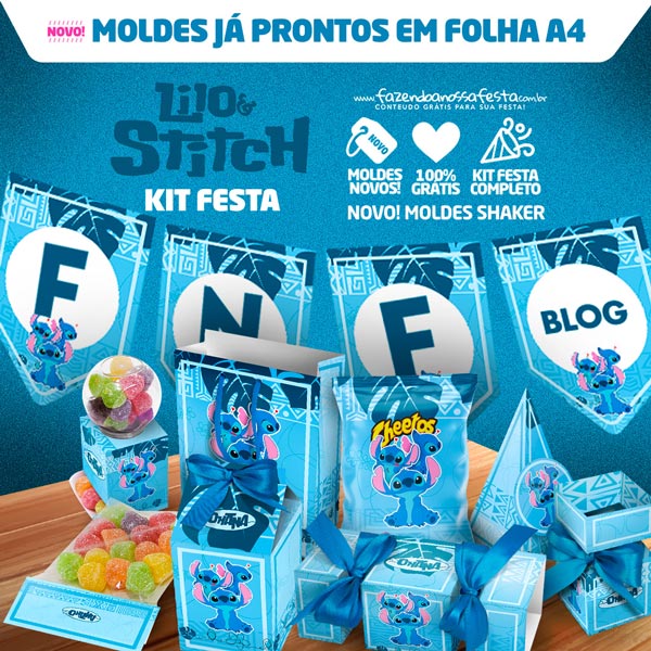 Kit Digital Stitch – Lilo e Stitch + de 70 Moldes