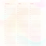 Agenda Semanal Pagina 1 Planner 2024 ColorFull