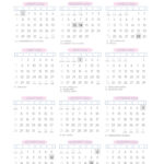 Calendario 2024 Planner 2024 Colorido