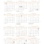 Calendario 2024 Planner Arco Iris Boho