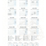 Calendario 2025 Planner 2024 Nossa Senhora