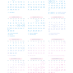 Calendario 2025 Planner Colorido 25