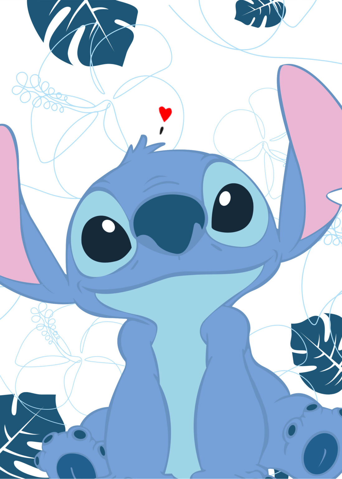 Contra Capa Planner Stitch Fazendo A Nossa Festa