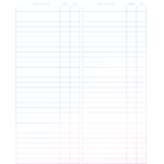 Lista de Compras Planner Colorido 25