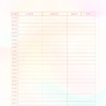 Pagina Agenda Clientes Permanente Planner 2024 ColorFull