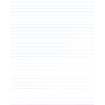 Pagina em Branco Listada Planner Colorido 25