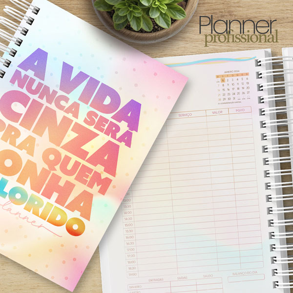 Profissional Planner 2024 ColorFull