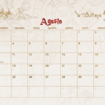 Calendario Mensal Agosto