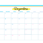 Calendario Mensal Dezembro