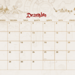 Calendario Mensal Dezembro