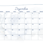 Calendario Mensal Dezembro