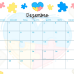 Calendario Mensal Dezembro Autismo