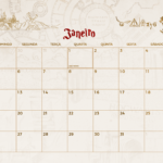 Calendario Mensal Janeiro