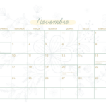 Calendario Mensal Novembro