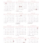 Calendario 2024 do Planner Letras com Capa Editavel