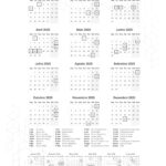 Calendario 2025 Planner 2024 Xadrez Cinza