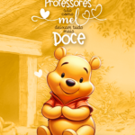 Capa Caderno Planejamento Planner Professor Ursinho Pooh