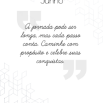 Capa de JUNHO Planner Xadrez Minimalista 2025