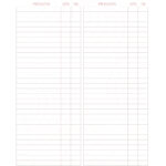 Lista de Mercado do Planner Letras com Capa Editavel