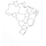 Minhas Viagens Brasil Planner Xadrez Cinza Minimalista