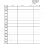 Pagina Agenda Clientes Maio Planner Xadrez Minimalista 2025