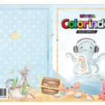 Revista Colorindo kit Festa Fundo do Mar Luxo