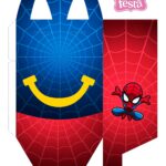 Caixa MC Kids Feliz Homem Aranha Cute Verso