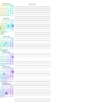 Calendario 2025 Meia A4 A5 Arco Iris