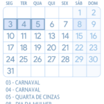 Calendario Marco 2025 Azul Claro