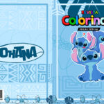 Capa Livrinho para colorir Stitch