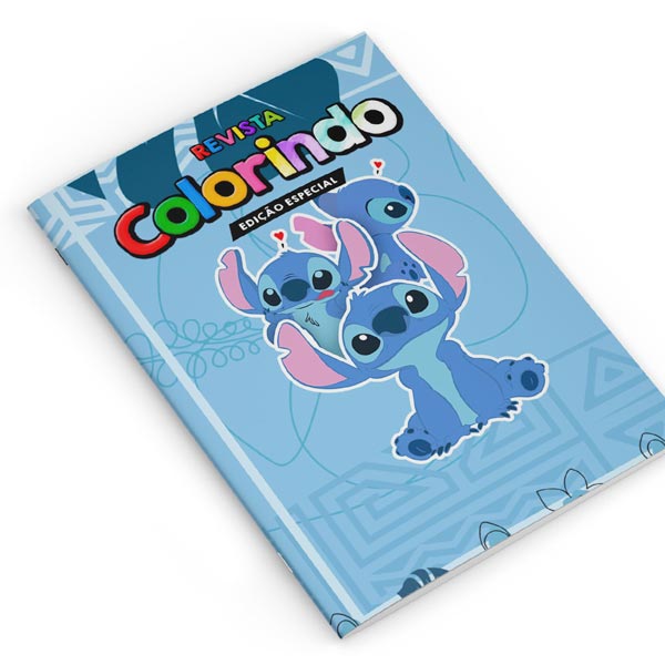 Capa Revista Colorir Stitch