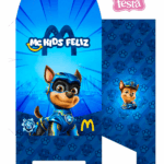 Chase da Patrulha Canina Caixa MC Kids Feliz Frente