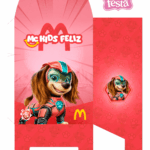 Liberty da Patrulha Canina Caixa MC Kids Feliz Frente