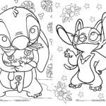 Livrinho para colorir Stitch 4