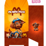 Zuma da Patrulha Canina Caixa MC Kids Feliz Frente