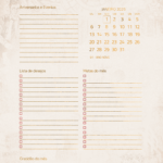 Calendario Mensal Janeiro Planner Harry Potter 25